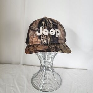 Jeep Camo Hat Brown Green Mesh Snapback Hat